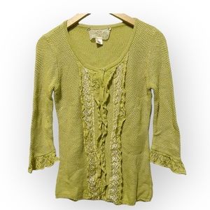 Nick & Mo Vintage Cardigan Sweater Size Small